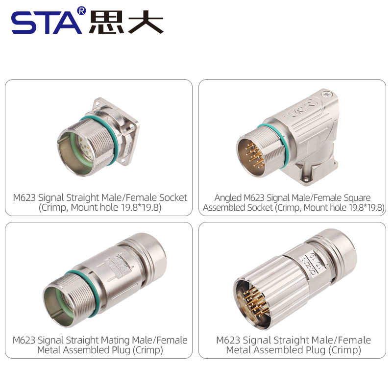 IP67 M623 Signal Docking Assembly Plug Connector