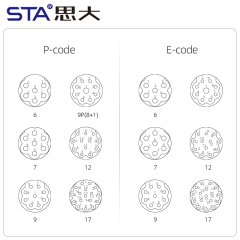 IP67 M623 Signal Docking Assembly Plug Connector