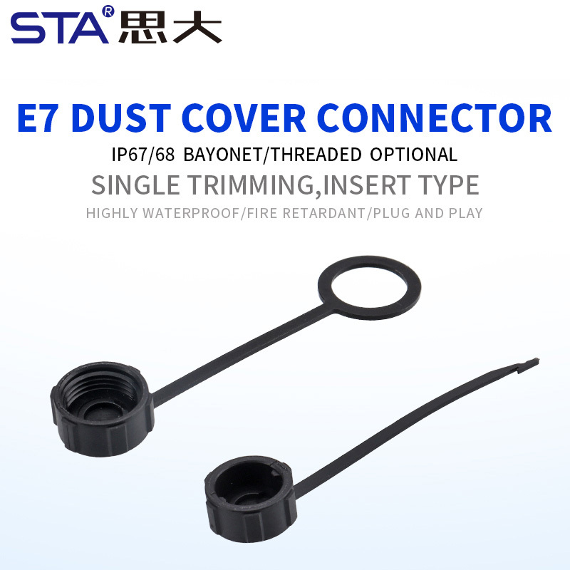 E7 7/16"-28UNS Dust Cover for Waterproof Connectors