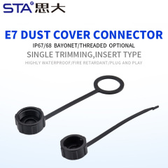 E7 7/16"-28UNS Dust Cover for Waterproof Connectors