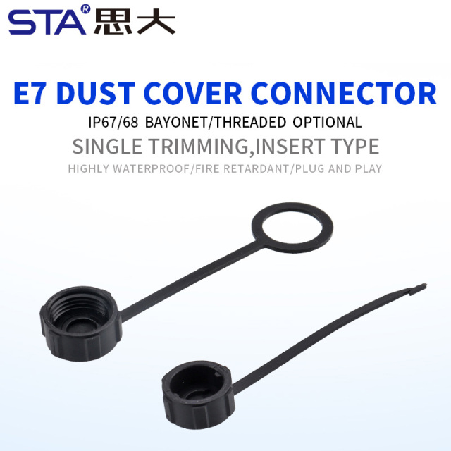 E7 7/16"-28UNS Dust Cover for Waterproof Connectors