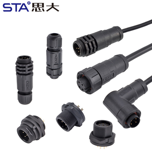 E10 5/8"-27UNS Screw Threaded IP67/IP68 Field Installable/Overmolded plug Waterproof Connector