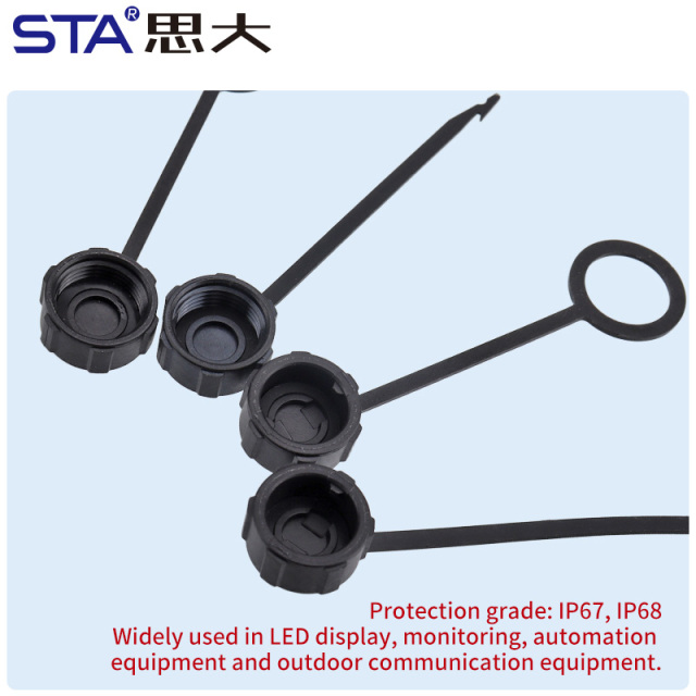 E7 7/16"-28UNS Dust Cover for Waterproof Connectors