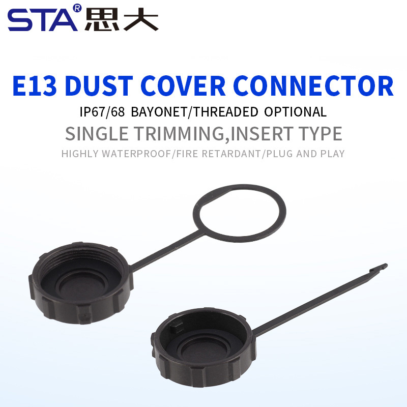 Waterproof Connector E13 13/16"-28UNS Dust Cover