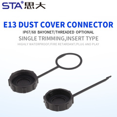 Waterproof Connector E13 13/16"-28UNS Dust Cover