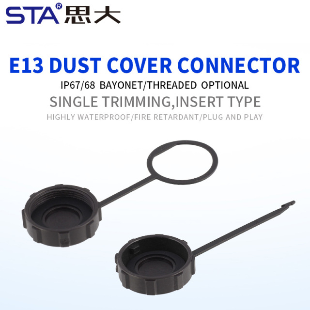 Waterproof Connector E13 13/16"-28UNS Dust Cover
