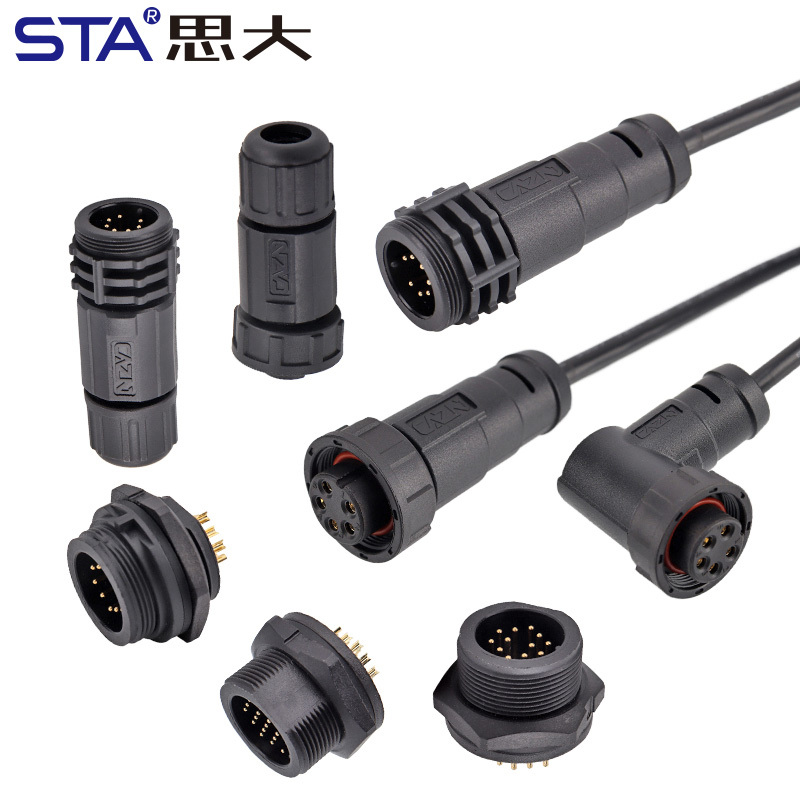 E13 13/16"-28UNS threaded waterproof connector IP67/IP68
