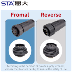 E13 13/16"-28UNS bayonet waterproof connector IP67/IP68