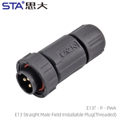 Straight Male Field Installable Plug(Threaded)