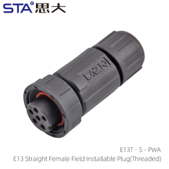 Straight Female Field Installable Plug(Threaded)