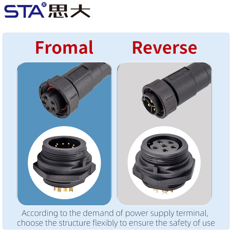 E13 series 13/16" bayonet waterproof socket IP67/IP68