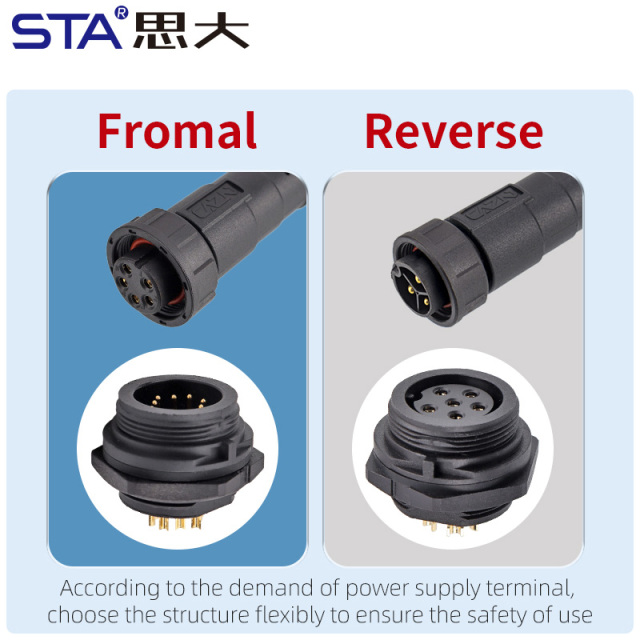 E13 series 13/16" bayonet waterproof socket IP67/IP68