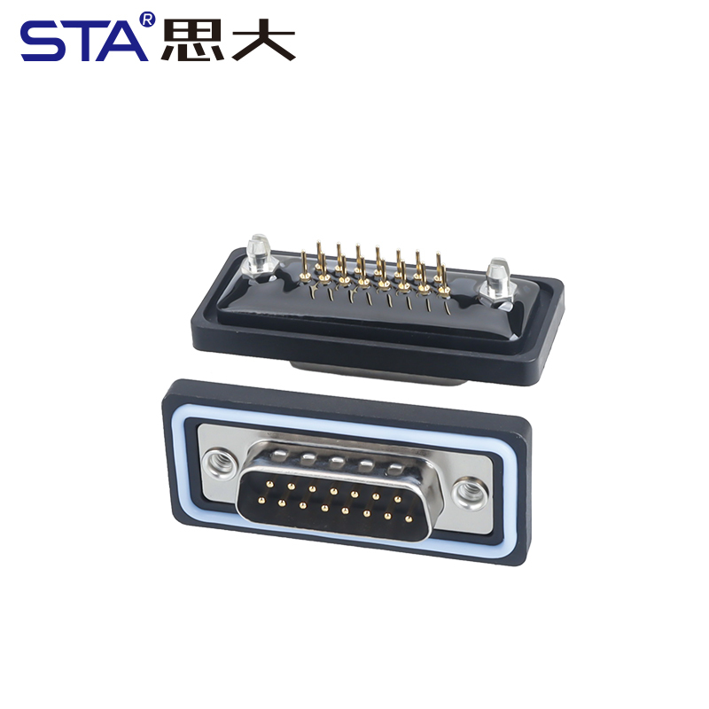 E-DB15 IP67 Waterproof D-SUB Connector Male Female Socket