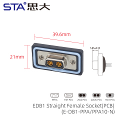 Straight Female Socket(PCB)