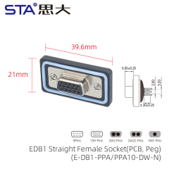 Straight Female Socket(PCB Peg)
