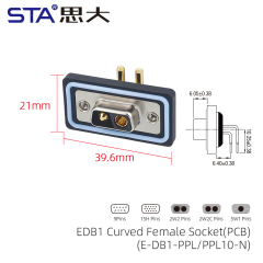 Curved Female Socket(PCB)