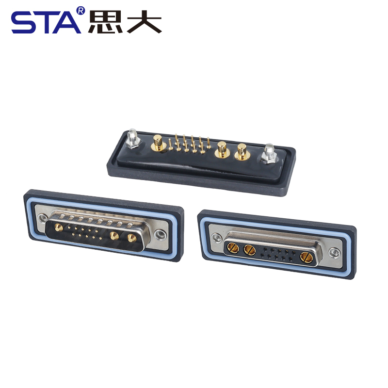 EDB25 44Pin IP67 waterproof D-SUB Socket connector