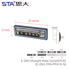 Straight Male Socket(PCB)