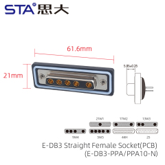 Straight Female Socket(PCB)
