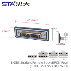 Straight Female Socket(PCB Peg)