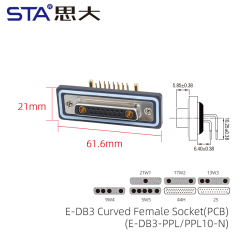 Curved Female Socket(PCB)