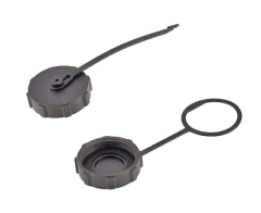 Dust Cover Round Hole Latch Adapts to USB (Threaded)