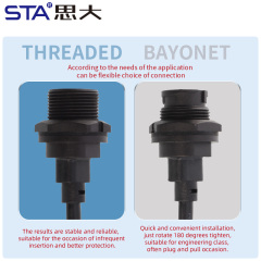 Micro USB Waterproof Overmolded Cable IP67/IP68 Bayonet