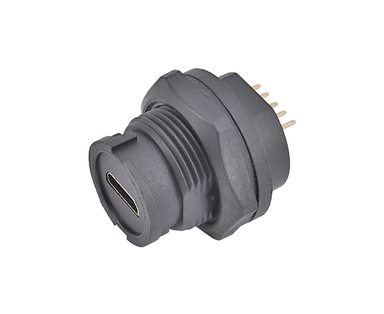 Micro USB Waterproof Socket IP67/IP68 Bayonet