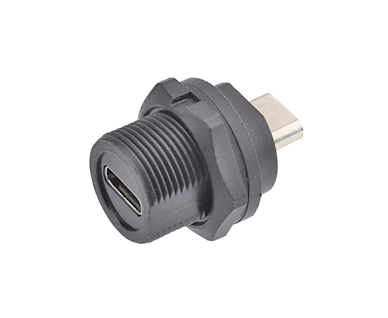 TYPE-C Waterproof Socket Threaded IP67/IP68