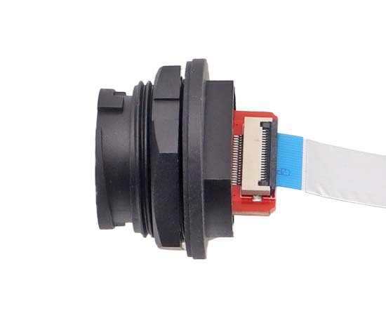 HDMI Bayonet Female Back Mount to HDMI Male FFC Cable