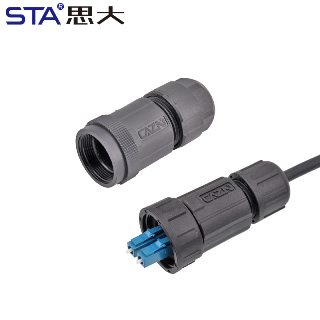 FDDI Single-mode Plastic Waterproof Plug Threaded