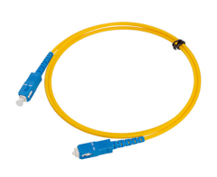 SC/LC Single-Mode Optical Fiber Cable with Waterproof Connector