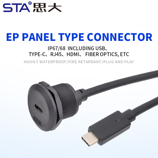 EP Type-C Waterproof FPC Panel Connector IP67/IP68