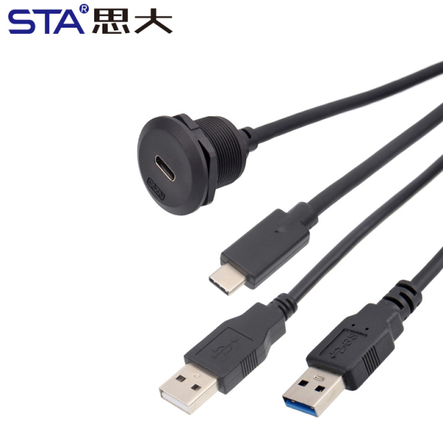 EP Type-C Waterproof Panel Mount Connector IP67/IP68