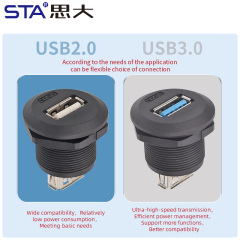 EP USB Waterproof Panel Connector IP67/IP68