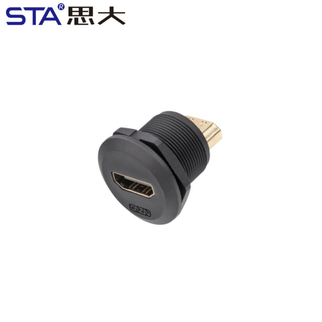 EP-HDMI Front-Mount Dual Female Waterproof Socket