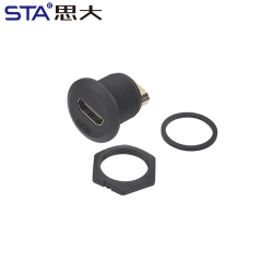 EP-HDMI Front-Mount Dual Female Waterproof Socket