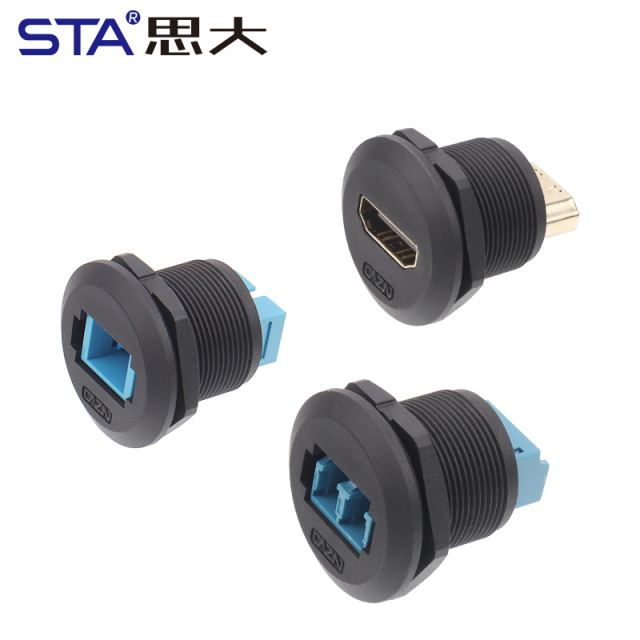 EP-FDDI Single-mode Front Mount Receptacle