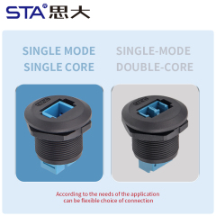 EP-FDDI Single-mode Front Mount Receptacle