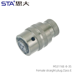 MS3116E-8-3S Straight Plug