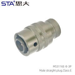 MS3116E-8-3P Straight Plug