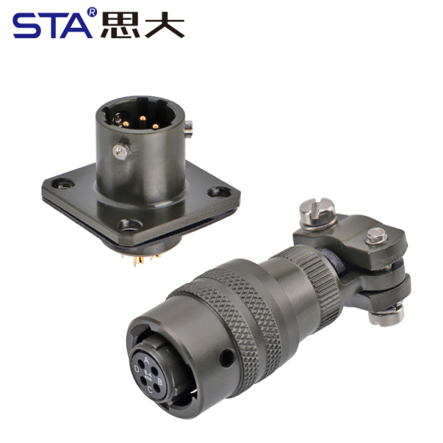 MIL-DTL-26482 8-Shell 4-Pin Plug Receptacle Circular Connector