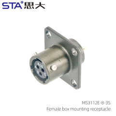 MS3112E-8-3S Box Mounting Receptacle