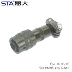 MS3116J-8-33P Straight Plug