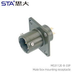 MS3112E-8-33P Box Mounting Receptacle