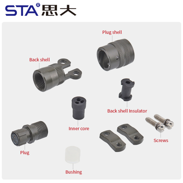 MIL-DTL-26482 8-Shell 33-Pin High-Density Circular Connector