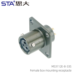 MS3112E-8-33S Box Mounting Receptacle