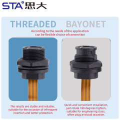 TYPE-C Waterproof Connector Cable Threaded IP67/IP68