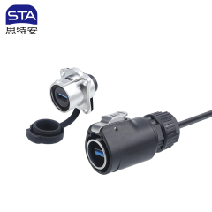 SL24 USB Aviation plug IP68 Waterproof Connector