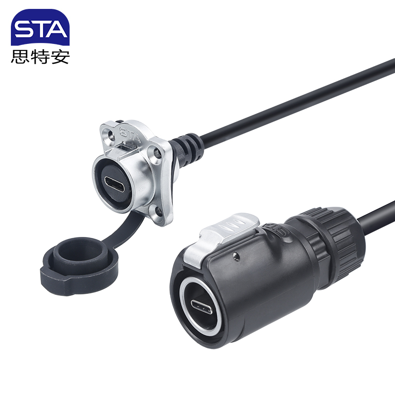 SL16 USB Type-C Waterproof Connector IP68 | USB 3.1 Speed